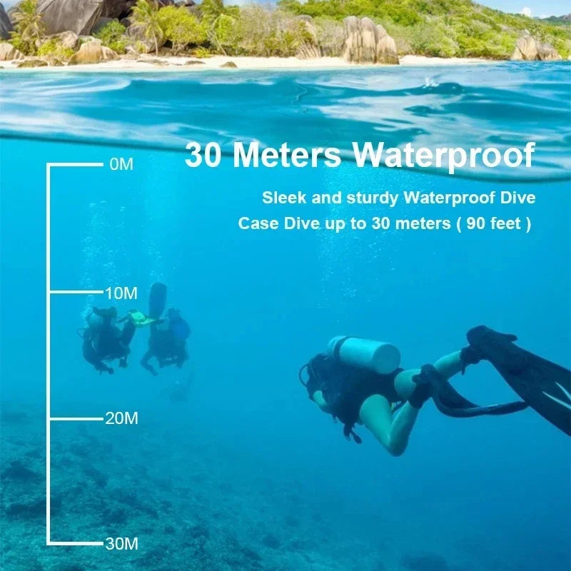 4K Sports Action Camera 30M Waterproof Black-2